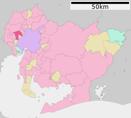 Situering van Ama in de prefectuur Aichi