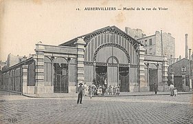 Marché de la rue du Vivier, aujourd'hui rue Henri-Barbusse.