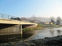 Most přes Vláru v Bohuslavicích nad Vláří