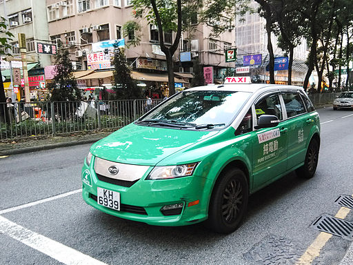 Byd e6 new territories taxi hong kong