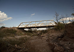 Pony truss bridge in Canyon Valley