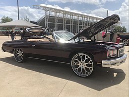 1971-1976 Chevrolet Caprice convertible "Donk" on Forgiato wheels