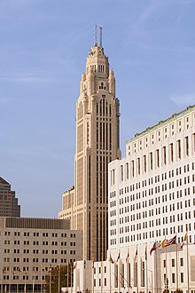 LeVeque Tower, the oldest skyscraper in Columbus.