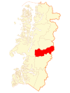 Карта коммуны Чили-Чико в регионе Айсен