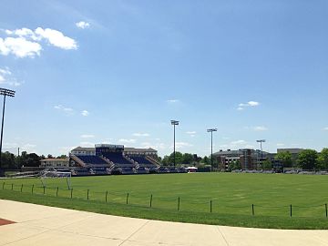FirstEnergy Stadium–Cub Cadet Field at the University of Akron, May 2014, home of Akron men's and women's soccer