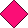 Miniatuur voor Bestand:Diamond warning sign (fluorescent pink).svg