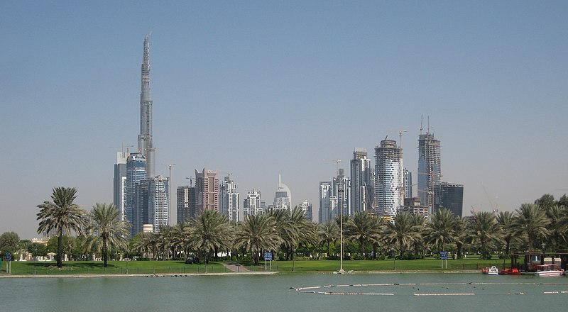 File:Downtown Burj Dubai and Business Bay, seen from Safa Park.jpg