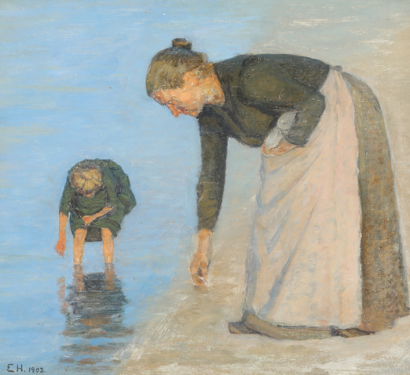 Moglie del pescatore sulla spiaggia, Skagen, 1903