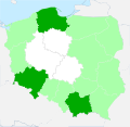 Występowanie storzana bezlistnego w Polsce.