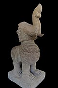 Éléphant-lion (gajasimha). Tháp Mắm. Circa XIIe – XIIIe siècles. Grès. H. 214 cm.