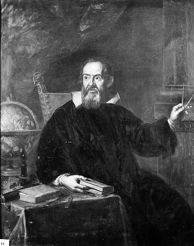 Портрет на Галилео Галилей.