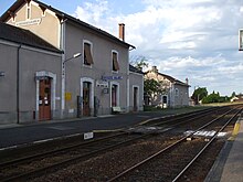 Gare de Bussière-Galant (Haute-Vienne, France)