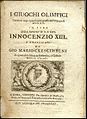 Giovanni Mario Crescimbeni title page