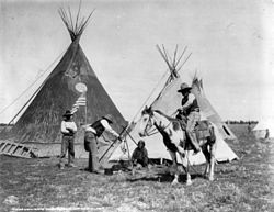 Gros Ventre Camp, 1906