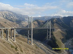 連霍高速道路果子溝高架橋