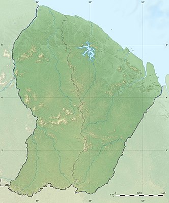 Geobox locator Francúzska Guyana