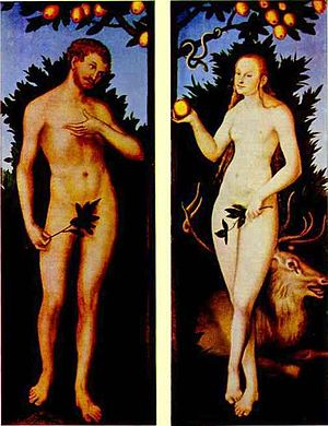 Adam und Eva (Lucas Cranach der Ältere)