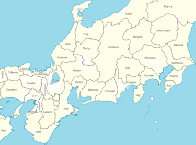 Location map Japan Central Provinces