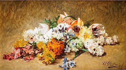 Jeté de fleurs (1882), localisation inconnue.
