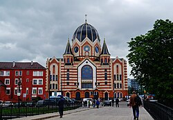 De herbouwde synagoge in 2019