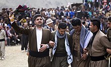 Kurdish people celebrating Nowruz, Tangi Sar village. Kurdish people celebrating Nowruz 2018, Tangi Sar village (13970105000310636575781018607613 30731).jpg