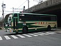 開業当時の車両の色を再現した50周年記念ラッピング車両。2016年より運行開始し、ラッピングを解除されないまま2019年5月に廃車となった。