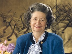 Lady Bird Johnson 1987 (cropped)