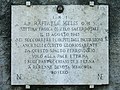 Iscrizione sulla lapide di Raffaele Melis