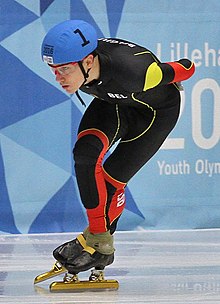 Stijn Desmet bei den Olympischen Jugend-Winterspielen 2016 in Lillehammer