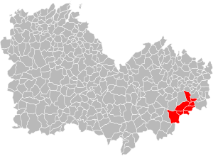 Lage der Communauté de communes du Pays de Caulnes im Département Côtes-d’Armor