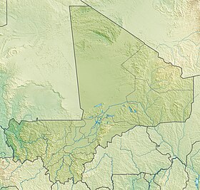 Voir la carte topographique du Mali