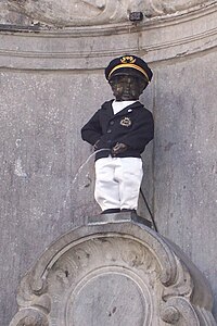 Manneken Pis kot mornar