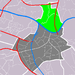 Lage von Nijmegen-Noord in der Gemeinde Nijmegen