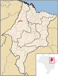 São João do Carú – Mappa