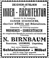 "Zeichen-atelier für Innen-Architektur" (1912)