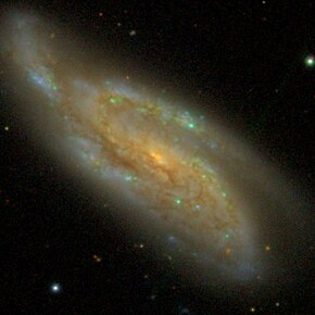 NGC 4088 na snímku z přehlídky SDSS