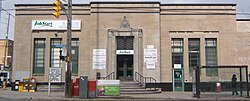 The New Toronto post office, 2930 Lake Shore Boulevard West at Islington Avenue