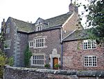 New Hall Cottage & New Hall Farmhouse New Hall farmhouse, Woodford, Stockport.JPG