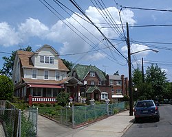 Homes on Normal Road, a residential street