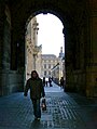 Passage entre la rue de Rivoli et la cour du Louvre