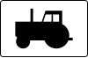 T-23c "plate indicating tractors and slow-running vehicles"