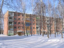 Panel khrushchovka in Tomsk, Russia. Panel Khrushchev house in Tomsk.jpg