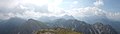 Panorama sul Gruppo di Fanes - Lago Fejodora dalla vetta del Piz DaPeres - panoramio.jpg3 840 × 1 080; 621 KB