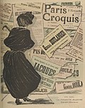Couverture du Paris Croquis du 2 février 1889.