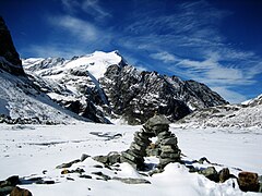 La Pigne d'Arolla vista desde el este.