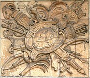 Detail - door of the arsenal of Toulon