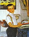 Константин Юон, портрет сына Бори, 1912 год