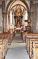 Rüthen Nikolauskirche Blick durch das Kirchenschiff auf den Haptaltar 2