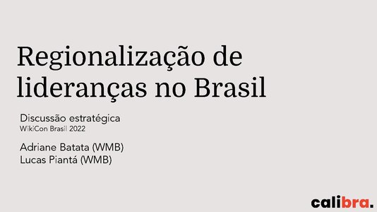 Apresentação utilizada durante a capacitação