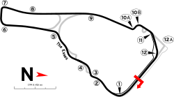 Road Atlanta track map.svg